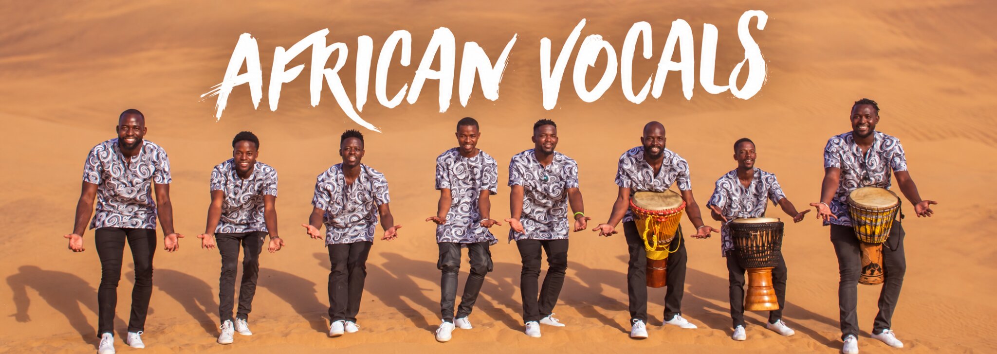 African Vocals performing in the Namib Desert